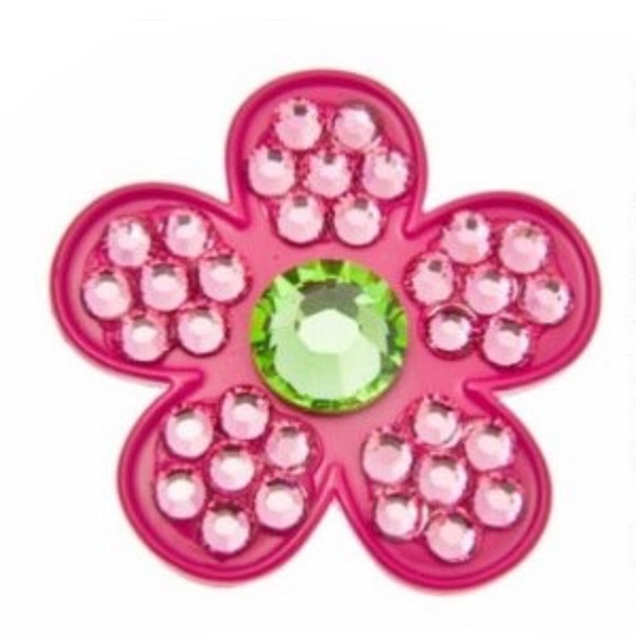 NWT Bonjoc Swarovski Crystal Ball Marker. Flower - Picture 1 of 1